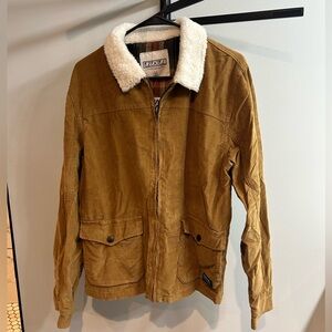 Ezekiel Tan Jacket with Cream Collar
